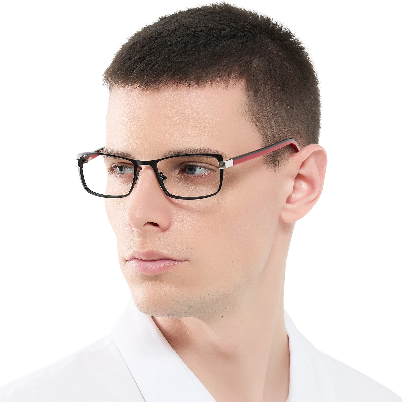 Оправа для очков чтения мужчин и женщин квадратная оправа ультратонкая