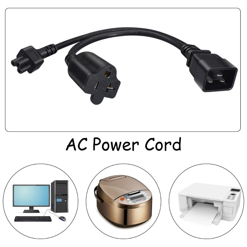 IEC320 C20 к 5-20R + C5 Кабель-адаптер питания разъемы папа-мама Шнур преобразования