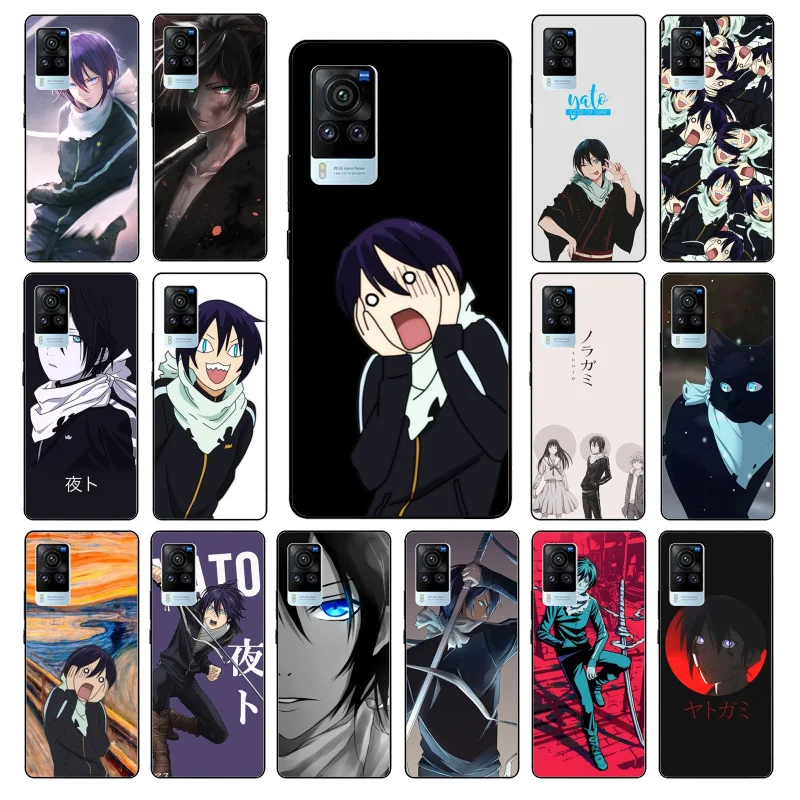 

Japanese Yato Noragami Anime Art Phone Case for VIVO V21e V20 SE V2023 V15 Pro V21 V19 V17 Neo 1819 1915 1907 1906 X60 Pro X50