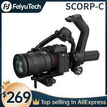 FeiyuTech Feiyu SCORP-C 3-Axis Handheld Gimbal Stabilizer Handle Grip for DSLR Camera Sony/Canon with Pole Tripod