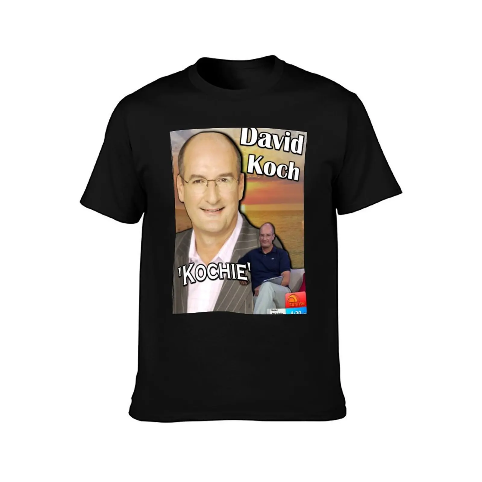 Фото Футболка David 'Kochie' Koch, спортивная базовая модель с коротким рукавом. №2