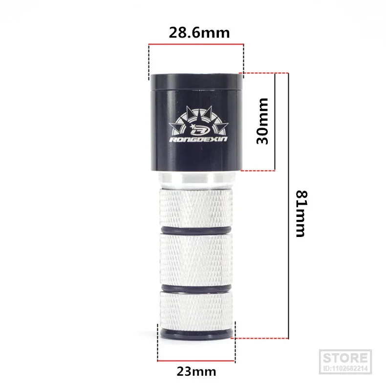 CNC-обработанный анодированный сплав адаптер углеродное волокно скрытая вилка