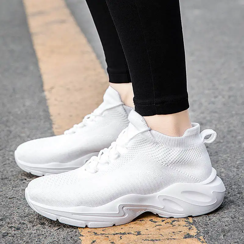 

Кроссовки женские спортивные, без шнуровки, мягкие черные, для бега, для дома