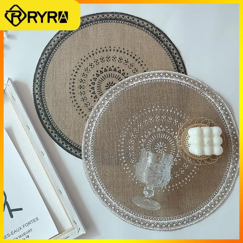 

1pcs Cotton Placemat Usb Cup Heater Dining Insulation Pad Coaster Utensils For Kitchen Desk Pad Kitchen Decora Dropshipping