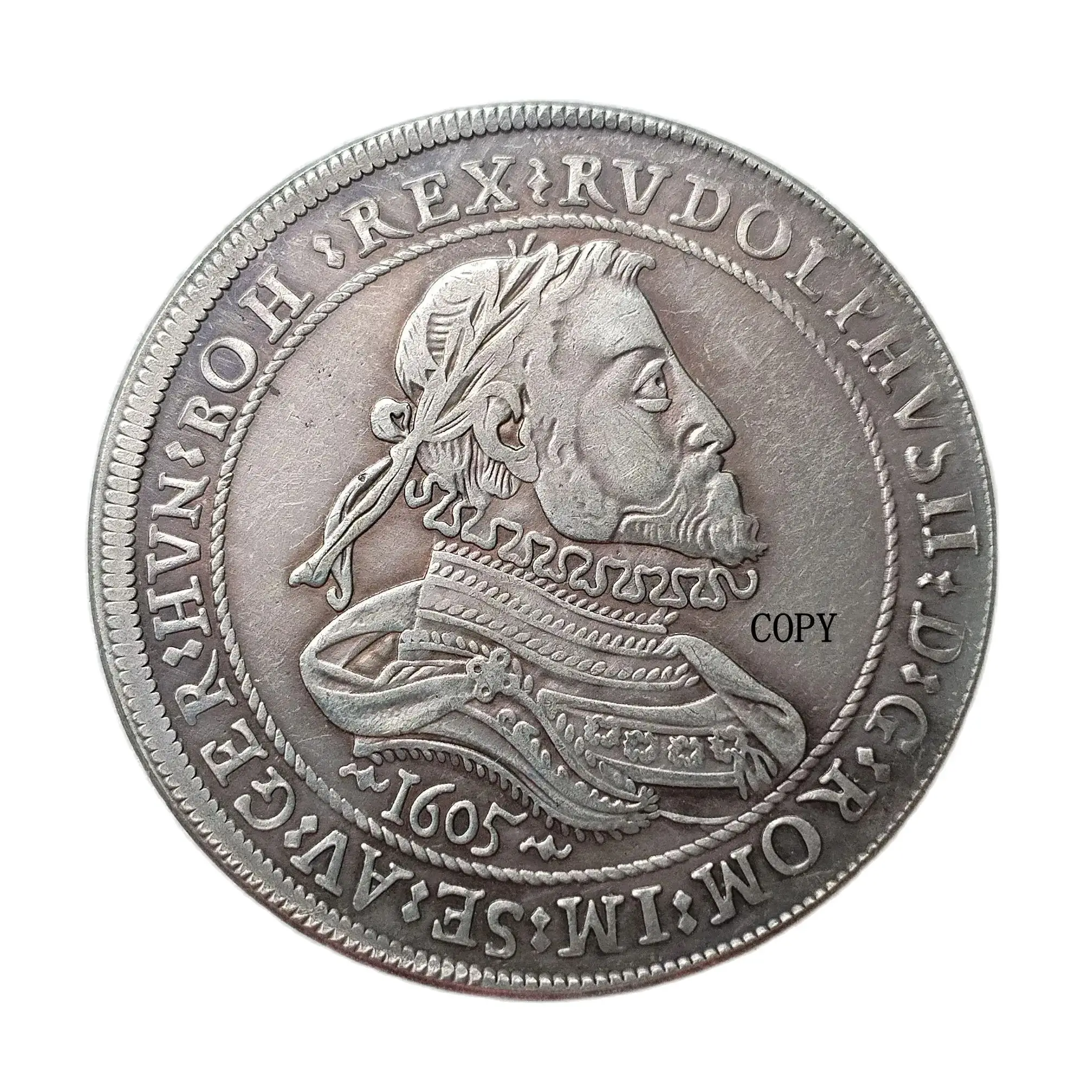 

Посеребренные копии монет 1 Thaler 1605 года YYBCB