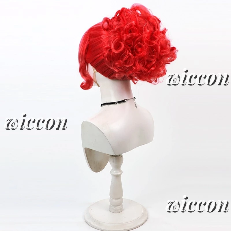 Фильм Мисс Аргентина Мертвый приемник Косплей Парик Красные устойчивые