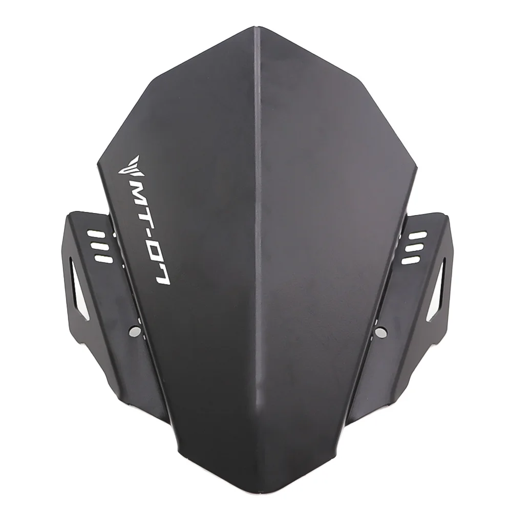 For Yamaha MT-07 FZ-07 18-20 Aluminum Motorcycle Accessories Windshield MT 07 Windscreen Wind Deflector 2018 2019 2020