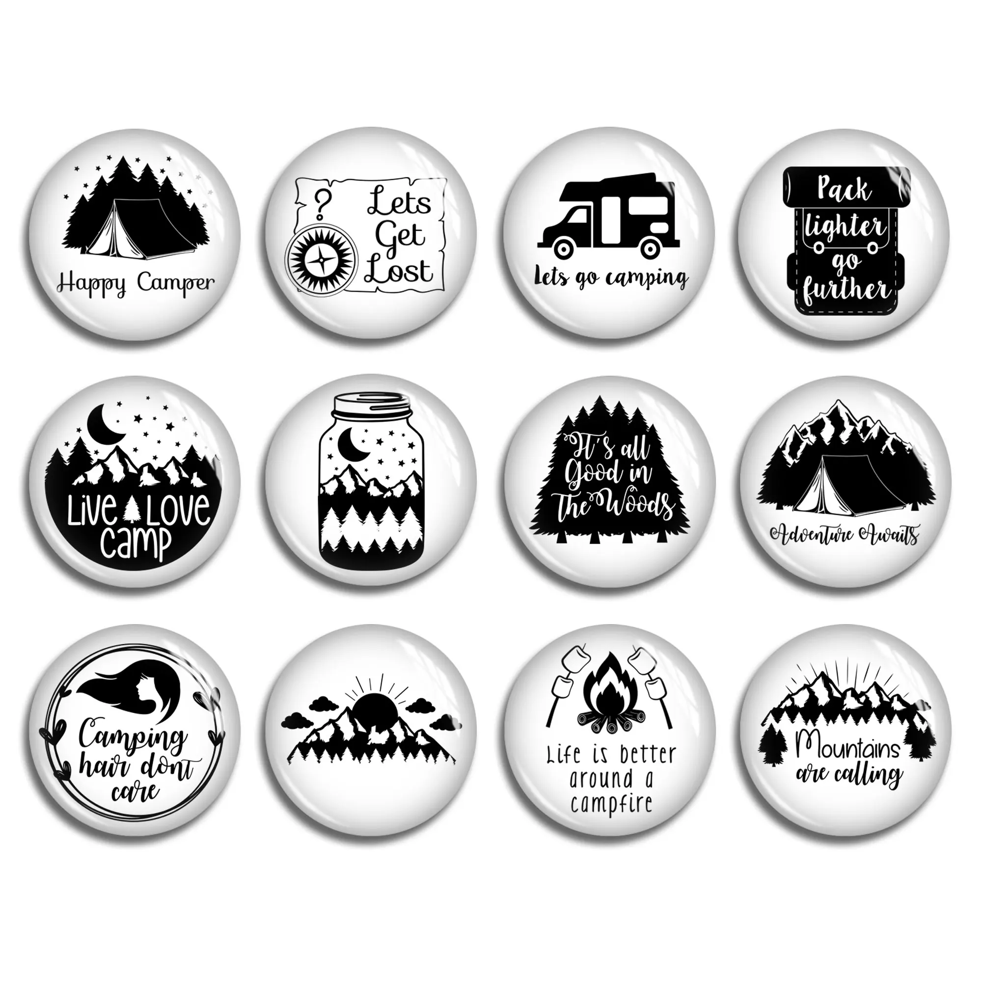 

Camp Cabochon, Caravan Camping Life Round / Oval/ Teardrop glass dome 10mm 12mm 25mm 40mm 10x14mm 13x18mm 20x30mm Photo Jewelry