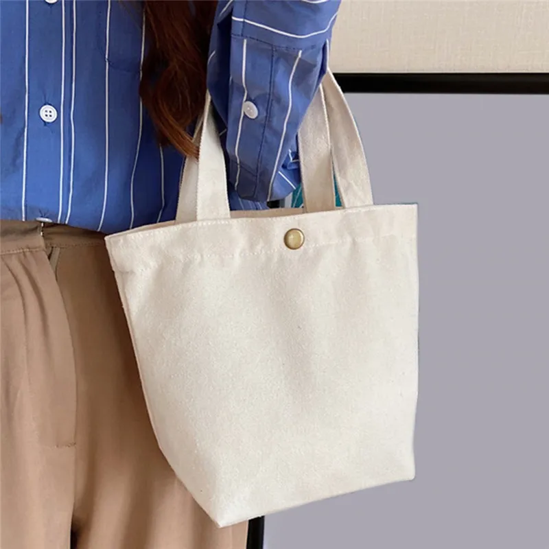 

Hand-Held Mini Bag Solid Shopping Handbags Ladies Vintage Tote Casual Shoulder Bag Zero Wallet Hasp Bucket Bag New