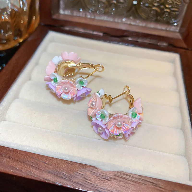 

Женские серьги-кольца в Корейском стиле