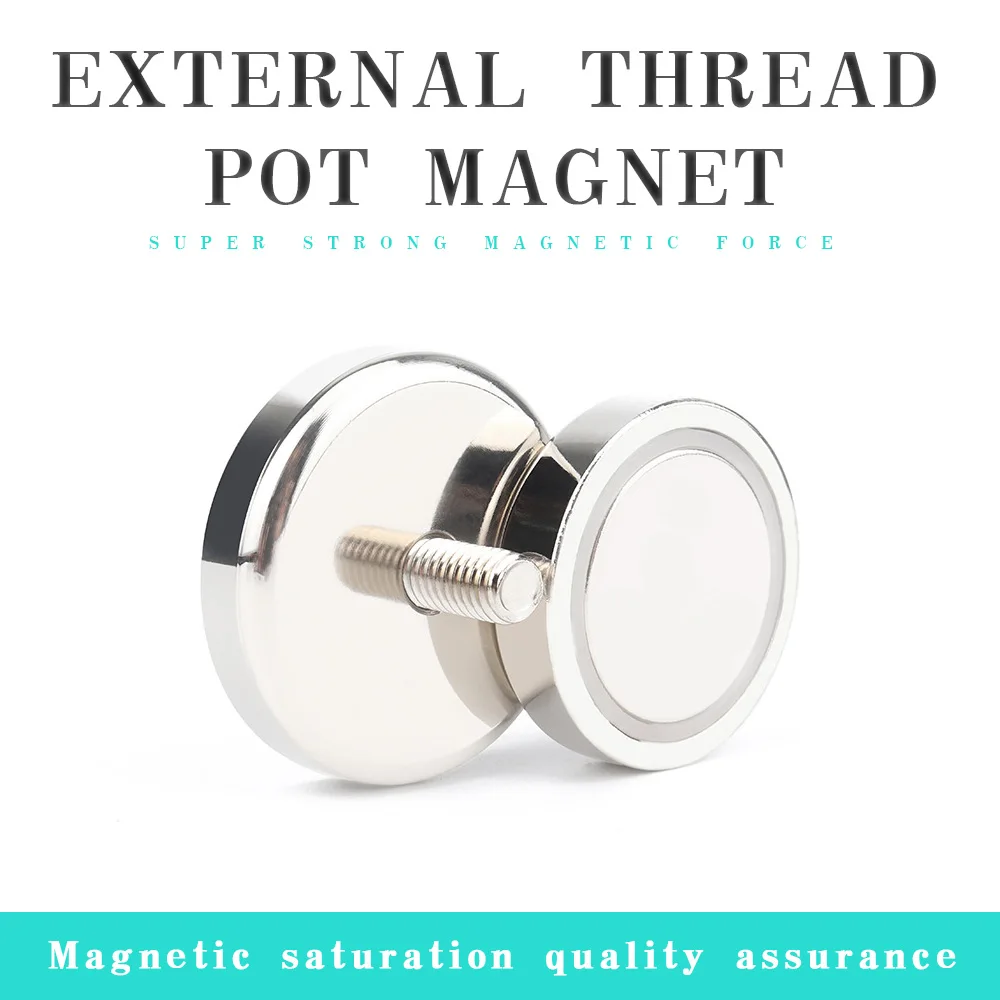 Сильная внешняя Магнитная неодимовая магнитная присоска с винтовым основанием