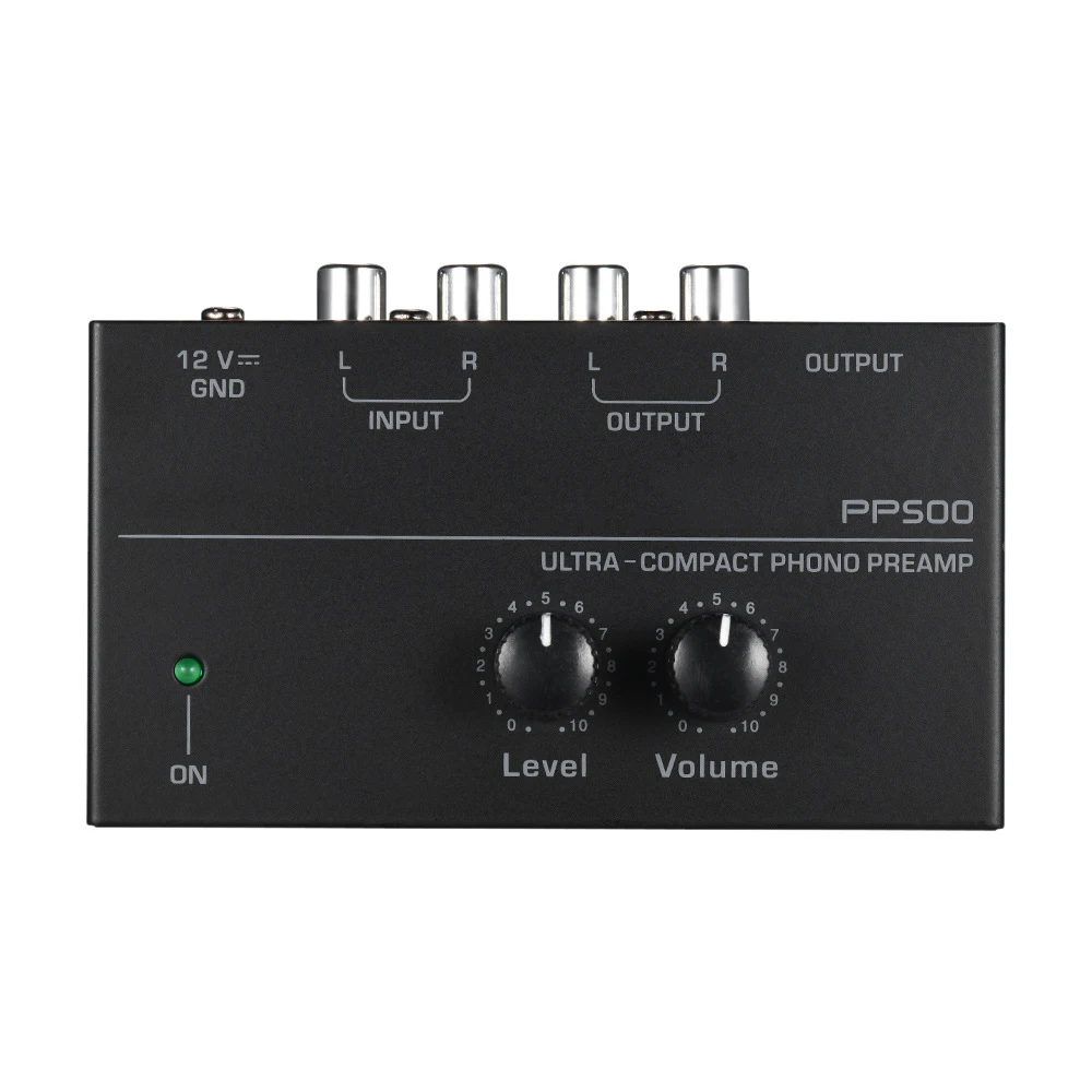 

Hot Ultra-compact PP500 Phono Preamplifier Preamp With Bass Treble Balance Volume Adjustment Pre-amp Turntable Preamplificador