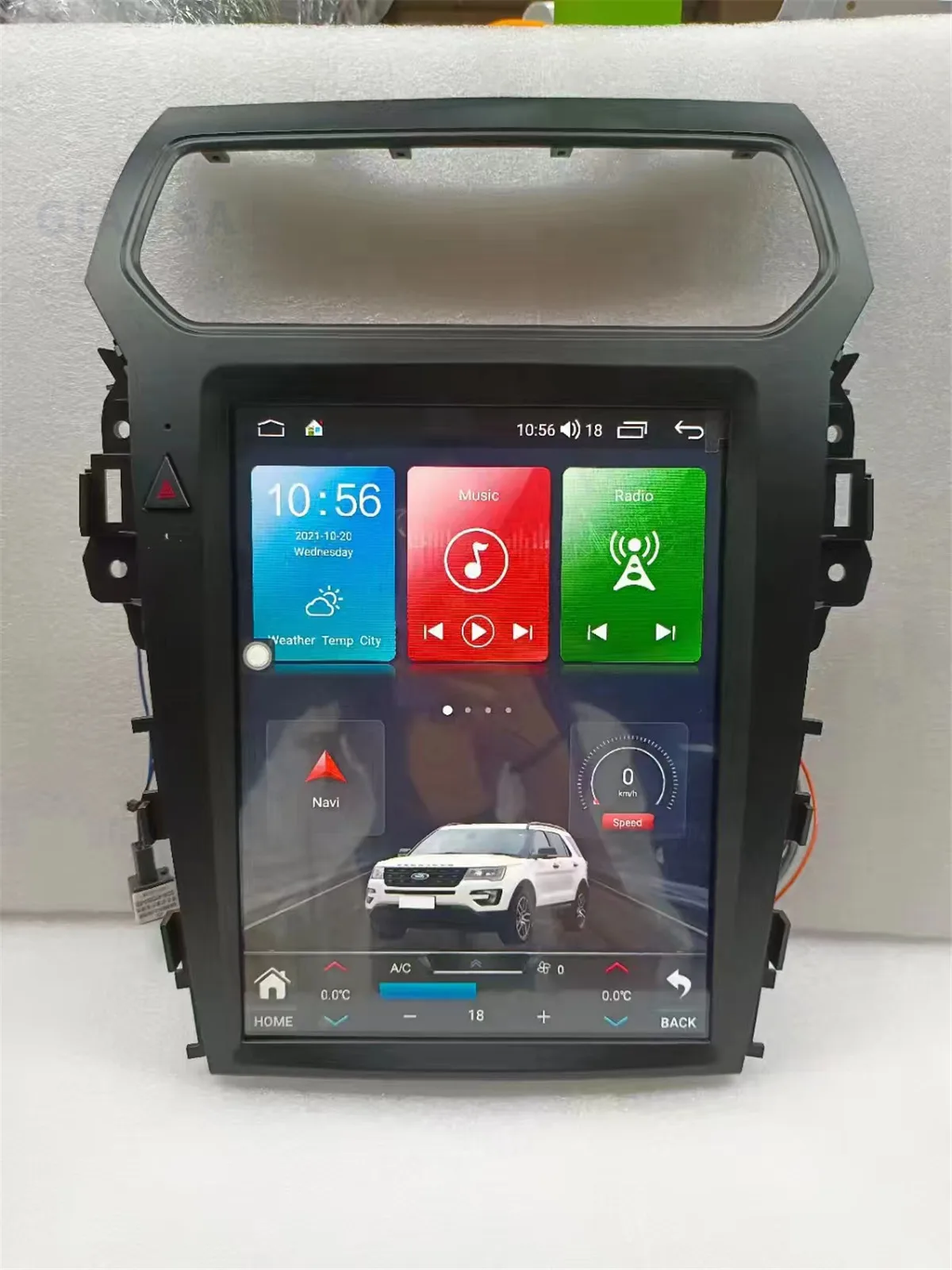 Автомобильный радиоприемник Tesla Android 12 для Ford Explorer 2014 2015 2016 2017 2018 2019 Carplay GPS 5G SIM