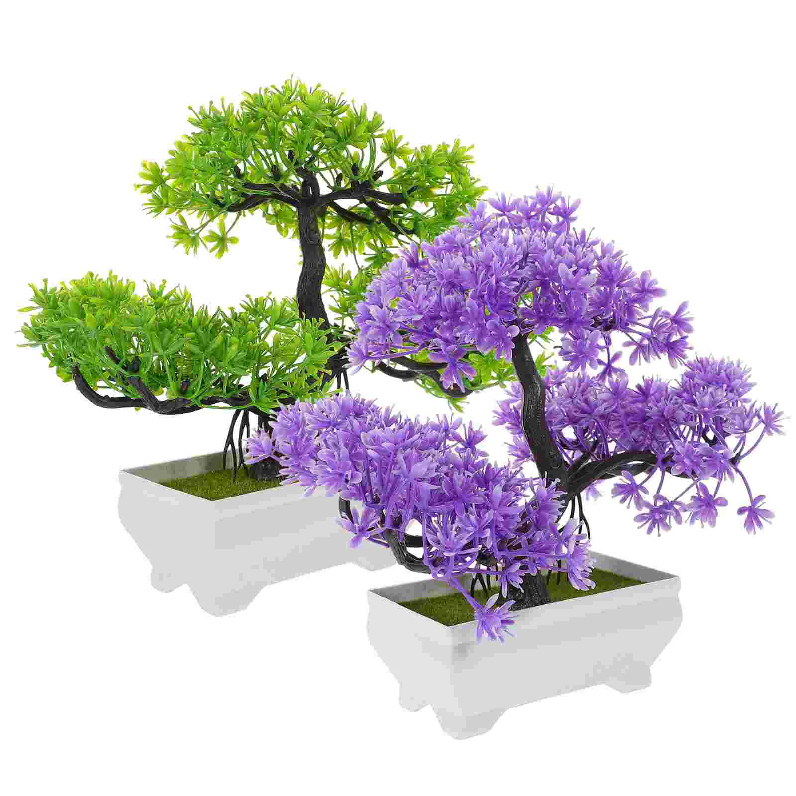 

Simulation Welcome Pine Fake Plant Desktop Adornments Imitation Ornaments Artificial Bonsai Tree Resin Faux