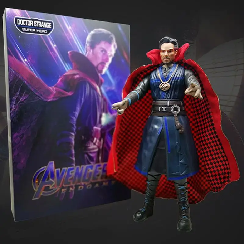 

33cm PVC Marvel Doctor Strange Simulation Large Model Hand-made Avengers Stephen Strange Doll Ornaments Children's Adult Toys