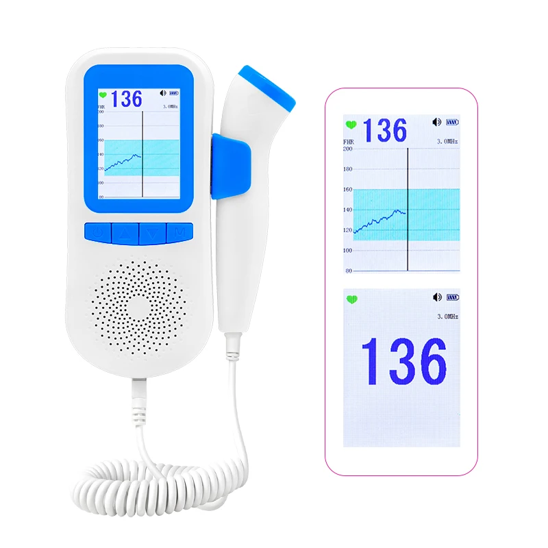 Ультразвуковой двухрежимный Цифровой фетальный допплер 3 0 МГц пульсометр для