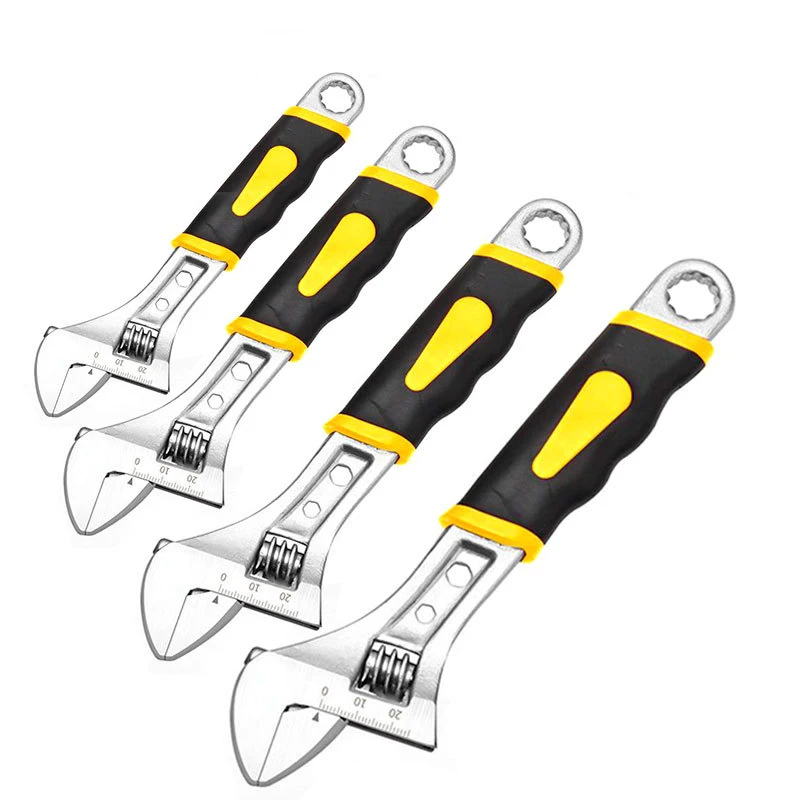 

10Inch Pipe-movable Dual-purpose Adjustable Wrench Open Board Adjustable Wrench Adjustable Wrench Wrench Set Tools Set