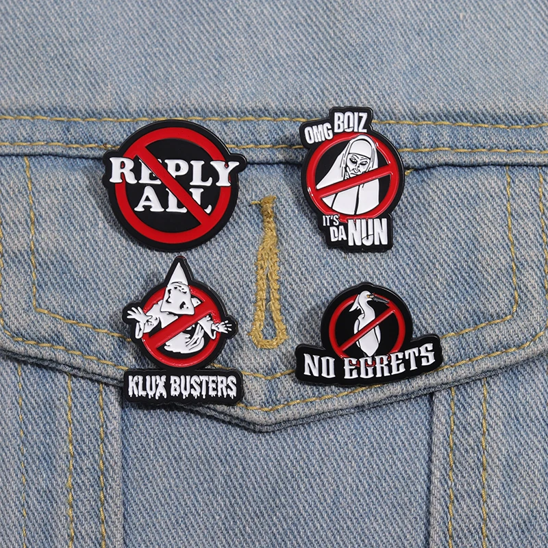 Креативная Эмалированная Булавка С Ограничением Ужасов Элегантная Для