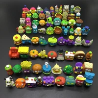 random style 20100pcs zomlings trash dolls collection model toys 3cm soft grossery gang garbage action figure toy for kids gift