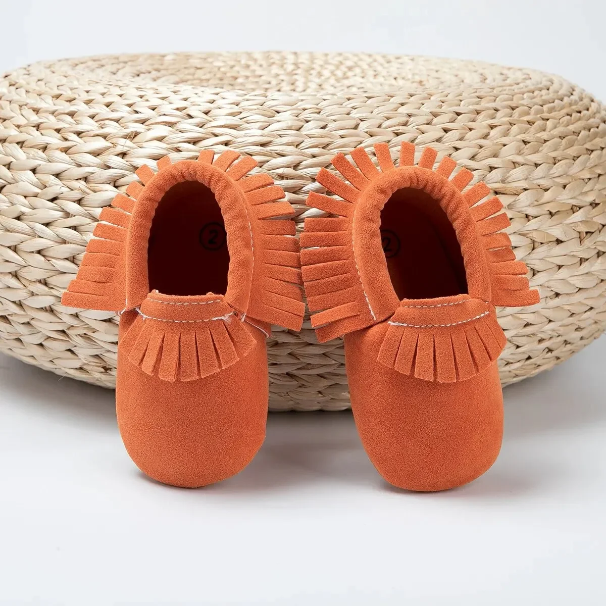 Туфли детские с кисточками х/б начесом