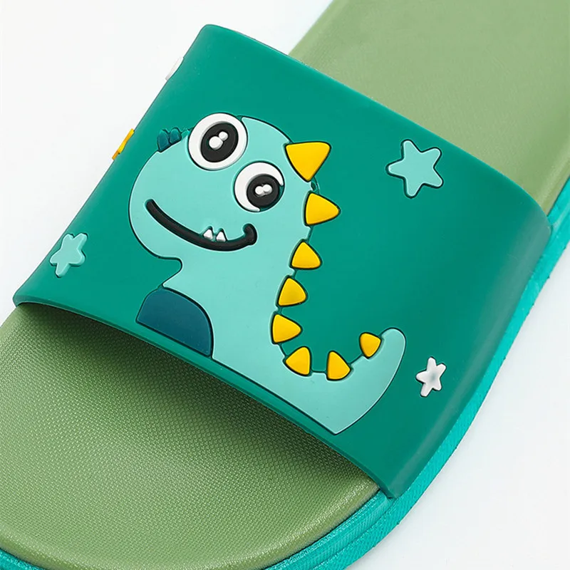 Men Women Slippers Thicked Soft Shoes Fashion Summer Home Slide Sandals Women Non-slip Cartoon Beach Slippers Flip Flops