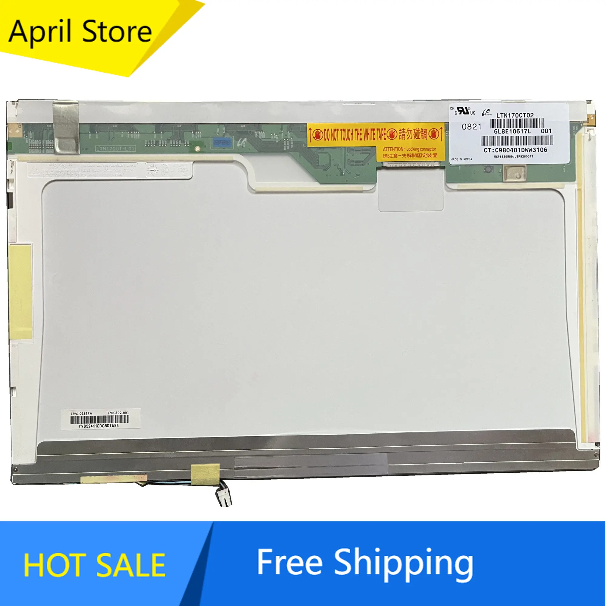 

LTN170CT02 LTN170CT02 001 17,0 ''матрица ЖК-экрана ноутбука 1920*1200 EDP 30 контактов