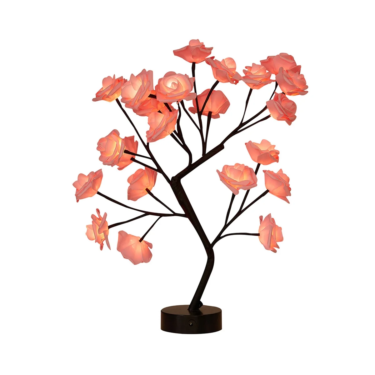 

USB Battery Operated LED Table Lamp Flower Night Lights Garland Decoration 'S Day Lights C