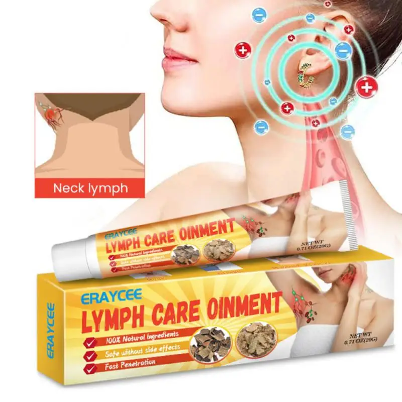 

Lymphatic Detox Health Cream Massage Repair Ointment Anti-swelling Herb Cream Unclog The Neck Armpit Breast Lymph Health Care