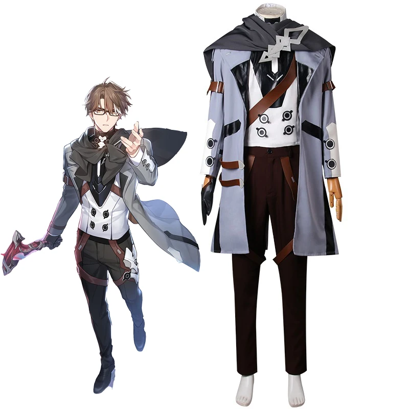 

Games Honkai:Star Rail Cos Welt Yang Cosplay Men's Clothing Wig Anime Character Comic Show Performance Clothes Halloween Costume