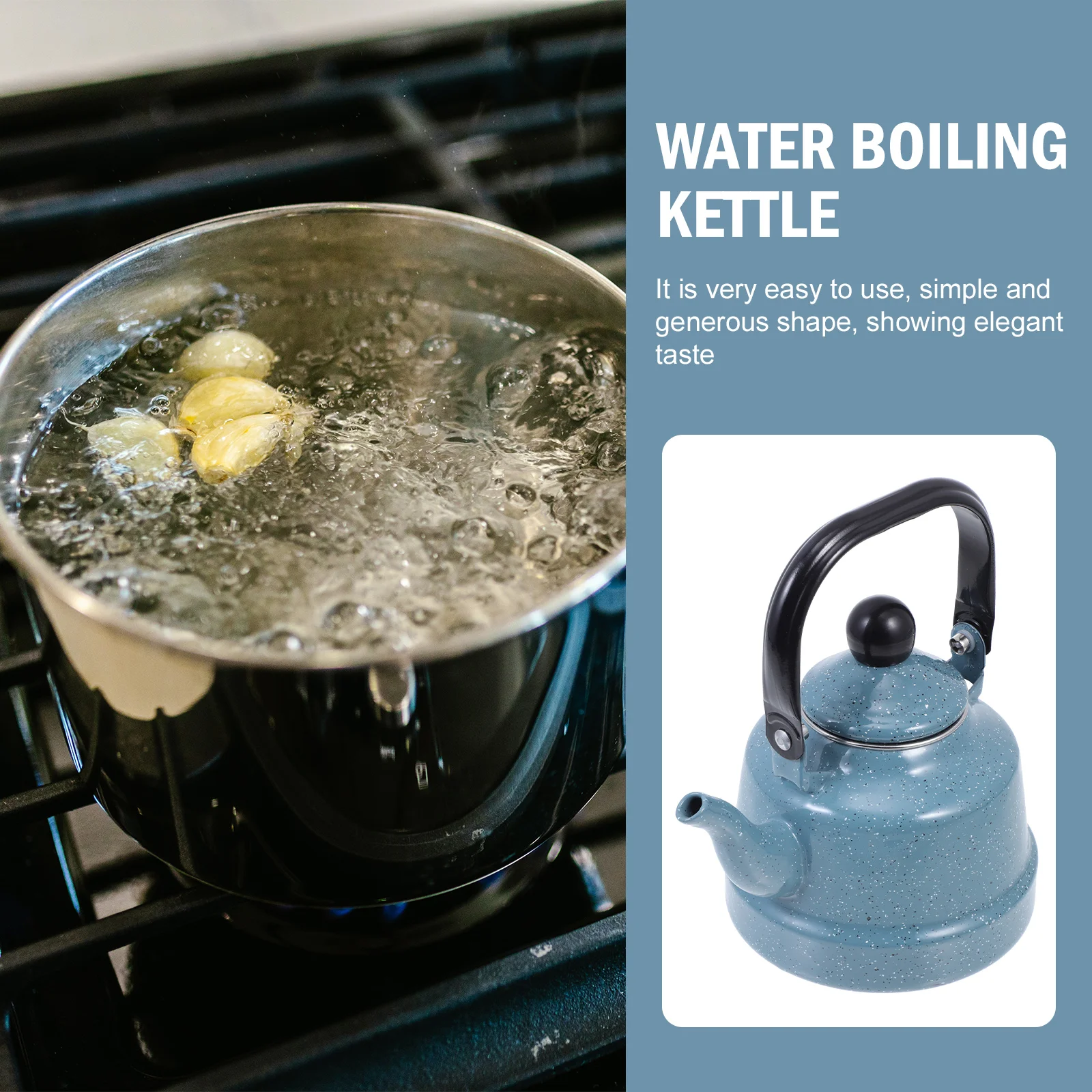 Эмалированный чайник кофеварка горшок для воды кухонный винтажный стекло