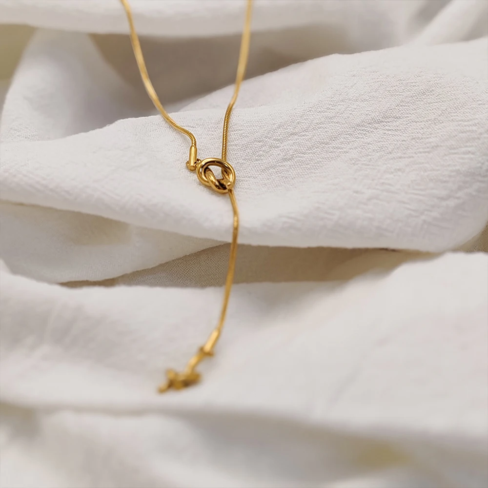 EManco 10 шт. Y-образная ключица из нержавеющей стали кулон длинное ожерелье