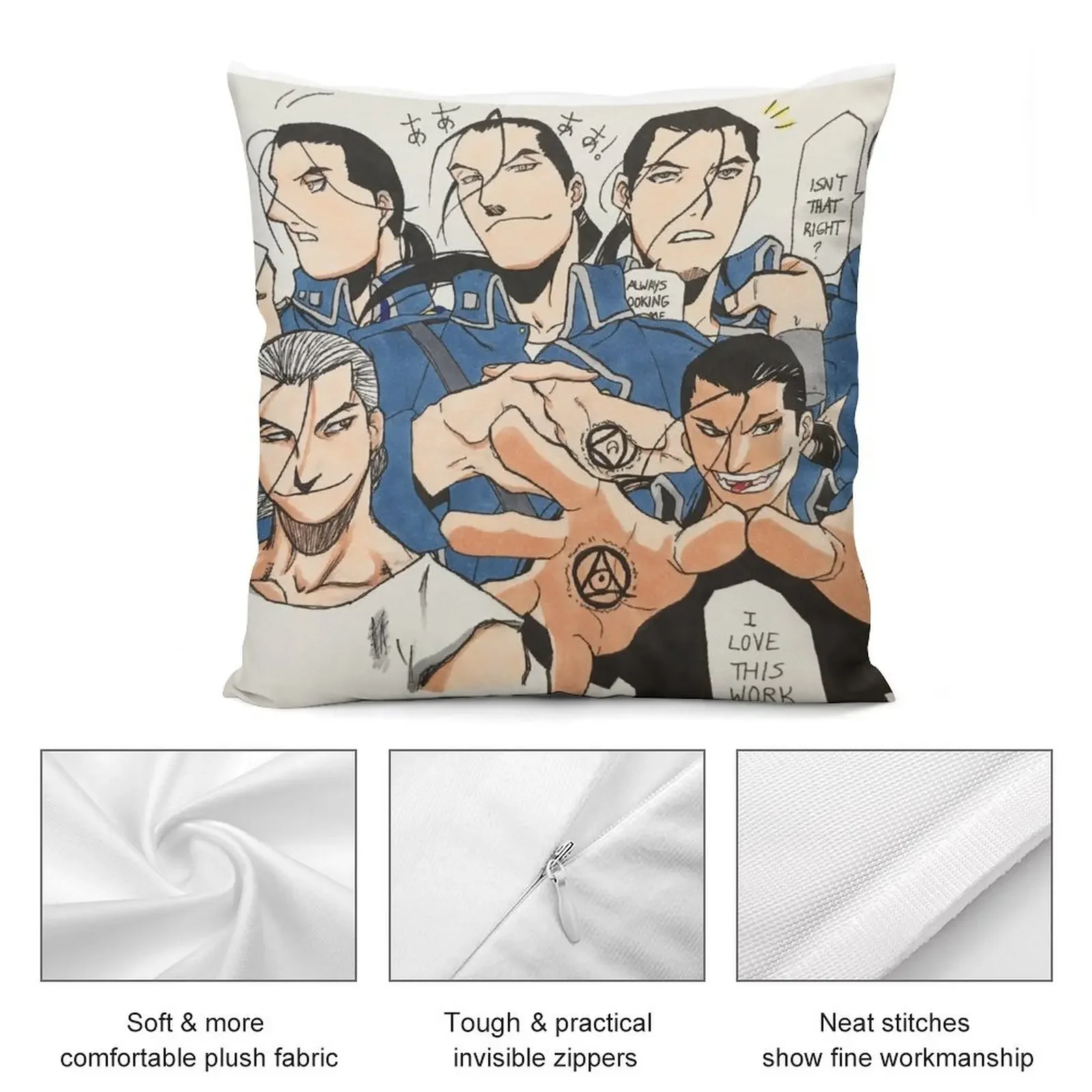 Наволочка Solf J. Kimblee - Ishvalan War Collage