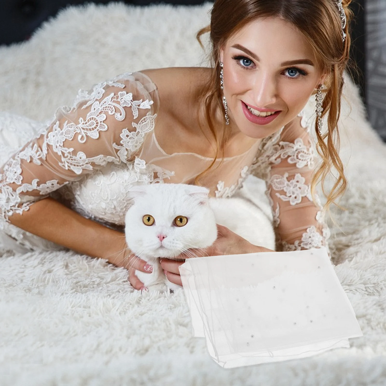 Свадебная шаль Универсальные накидки на плечи Аксессуары для фата Фата