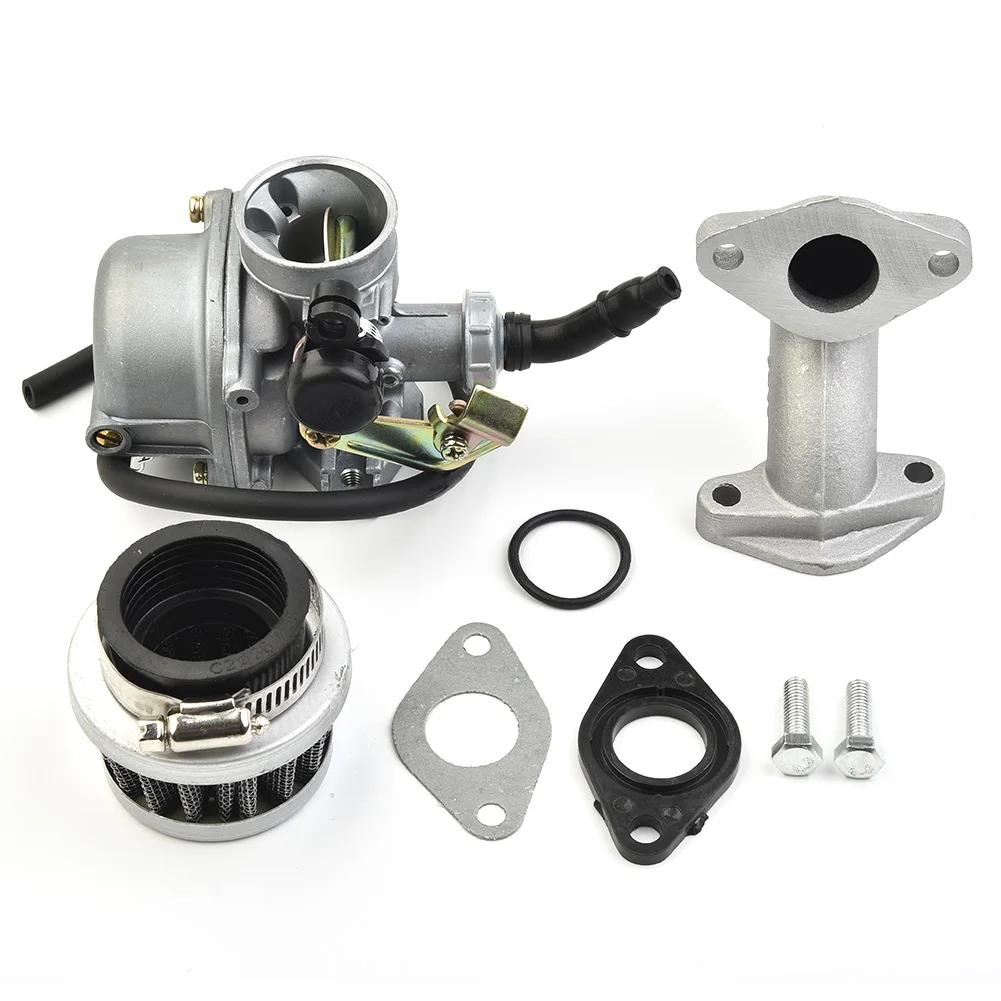 

1 Set Vehicle PZ19 Lever Carburetor Air Filter Intake Pipe 50CC 90CC 110CC For ATV Go-Kart High Quality