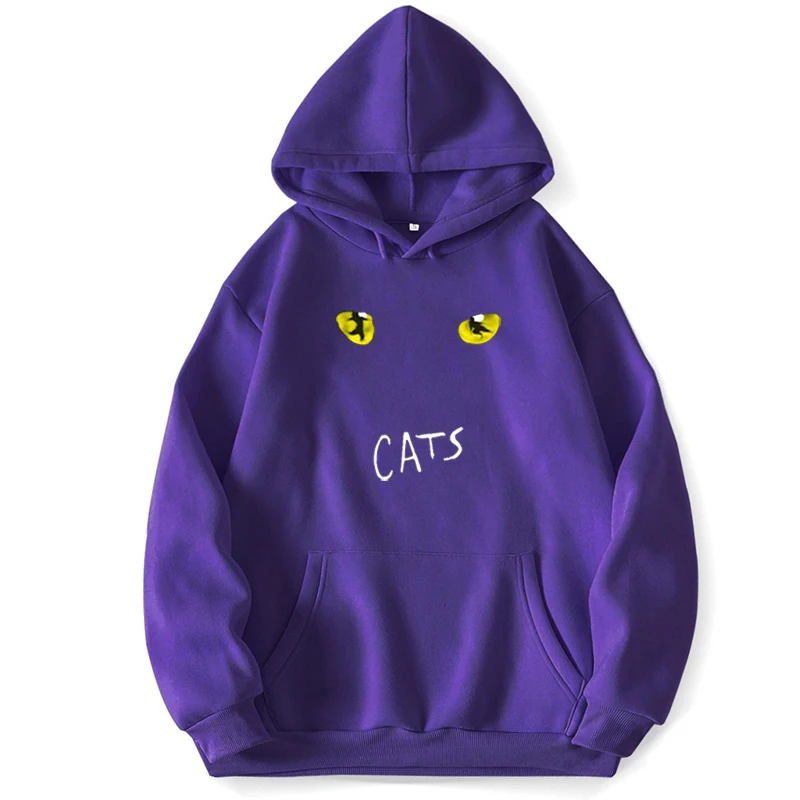 Cats Funny Streetwear Sweatshirts Men Cat Hoodies Clothing Pullovers Hoodie Pullover Jumper Street Long Sleeve Unisex Couple