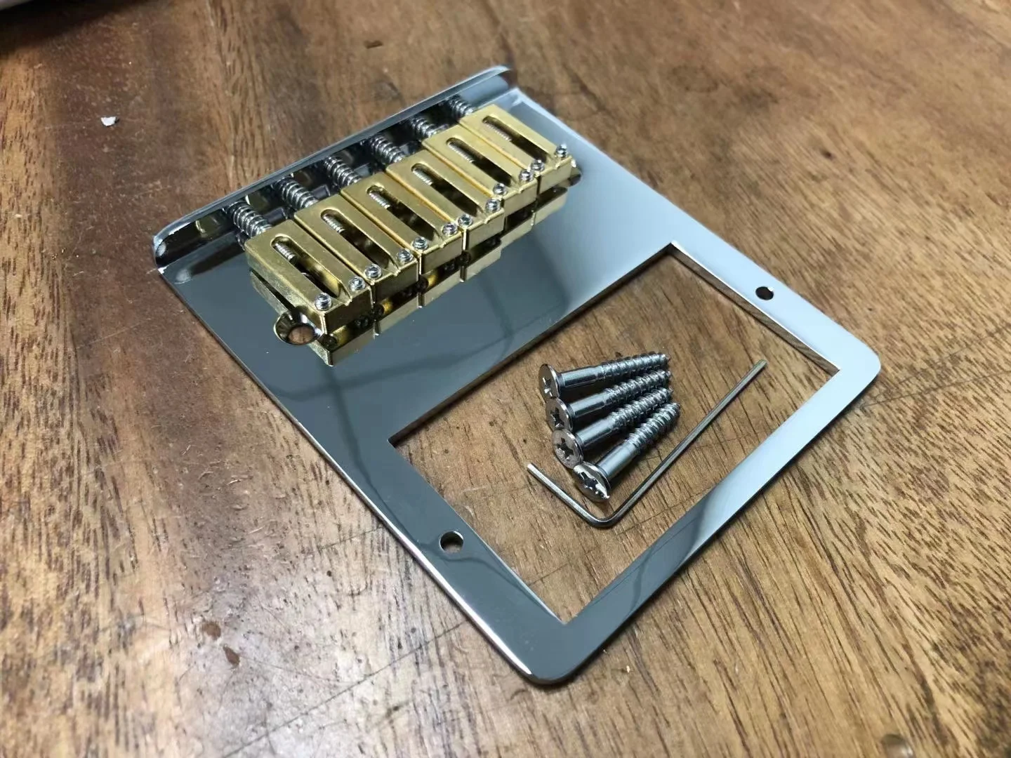 

Professional 6 Saddles (Brass) Bridge / Tailpiece for Humbucker Pickup for TL Electric Guitars Accessories in Stock Discont
