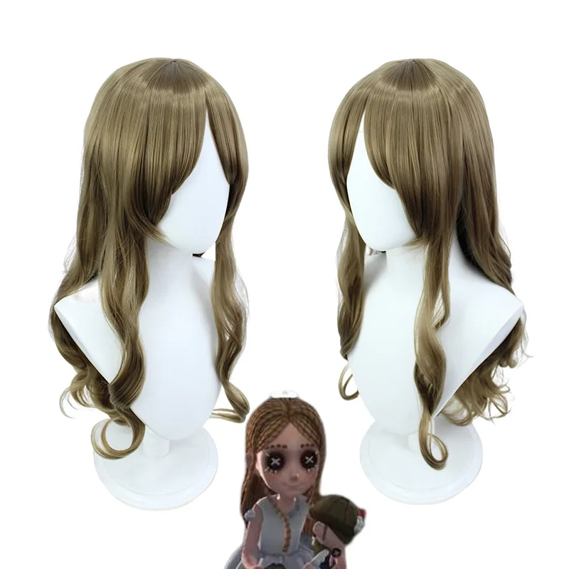 

Anime Game Cosplay Wig Heat Resistant Synthetic Curly Hair Halloween Carnival Comic-Con Carnival Party Role Playing Wigs Props