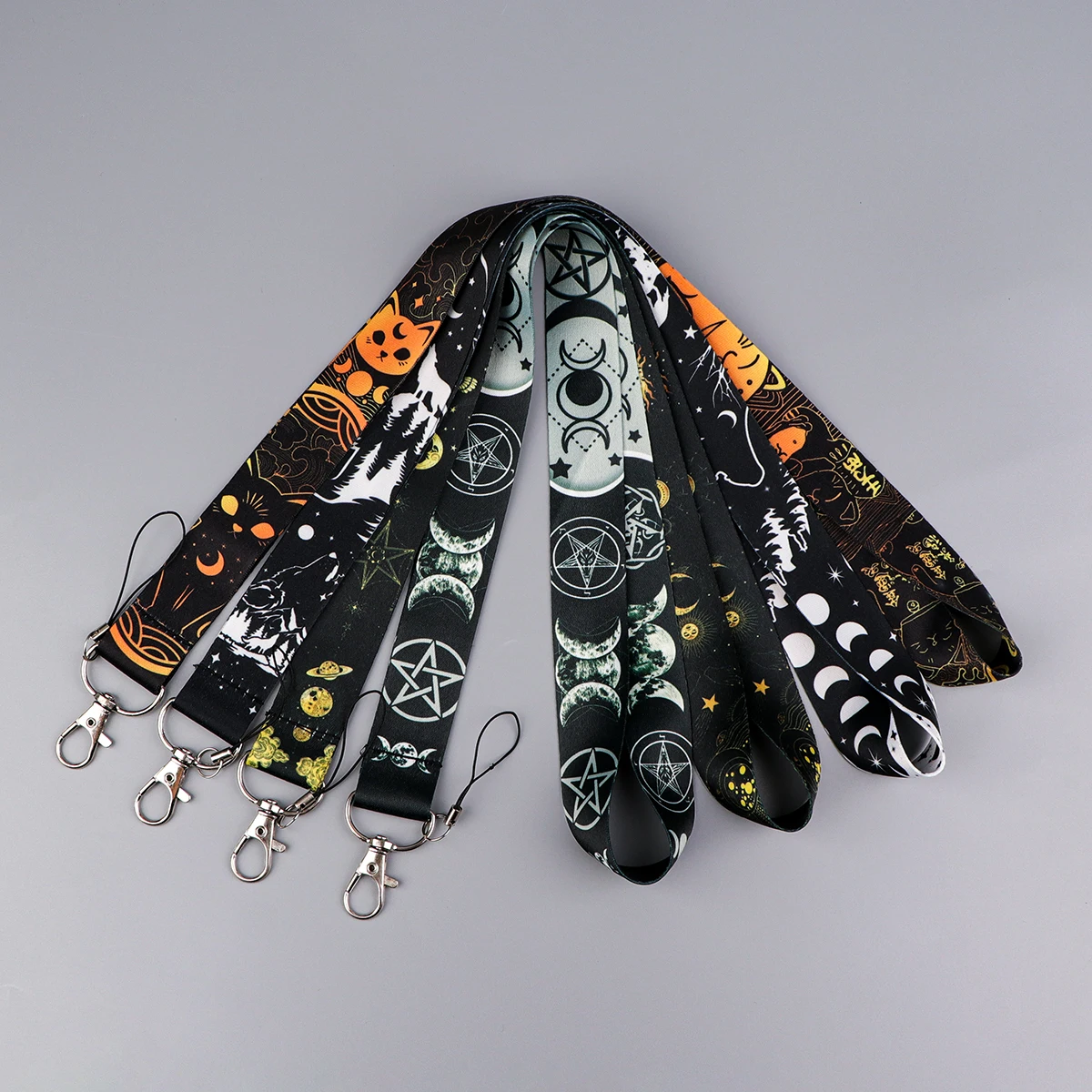 Тройной шнурок в виде Богини Луны для ключей брелок ID-Карты USB-держатель телефона