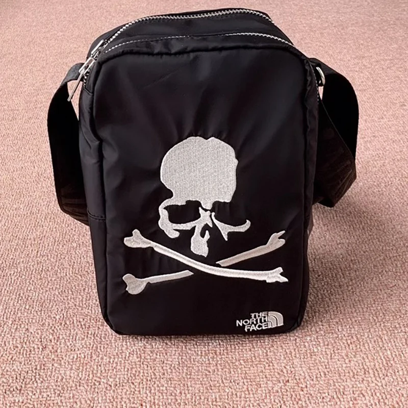 MASTERMIND New MMJ Black Soul Skeleton Bag Mastermind Japan's Multi-Functional Digital Sling Bag Cross-Body Bag and Hanging Bag
