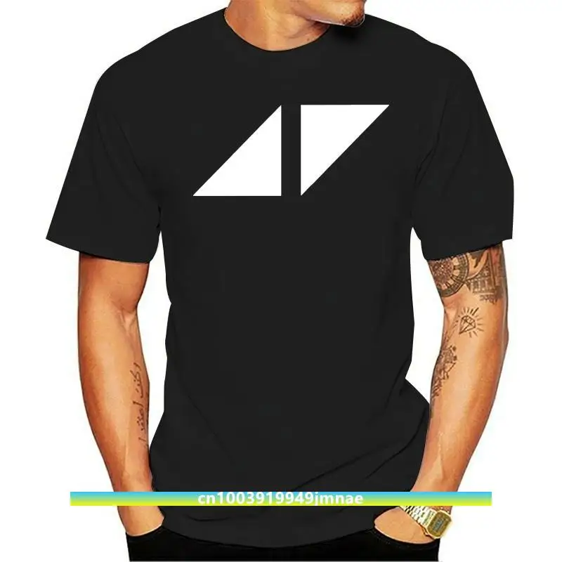 

Logo Avicii Merchandise Tee Shirts Cute T-Shirt Print Oversize T-Shirts Beach Tee Shirt Big T Shirt Plus Size 2XL 3XL