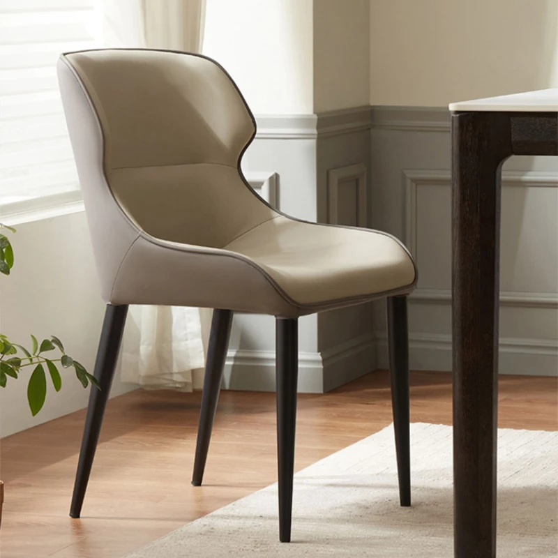 

Minimalist Dining Chair Salon Vanity Lounge Ergonomic Designer Kitchen Floor Chair Replica Chaise Lounges Bedroom Furniture