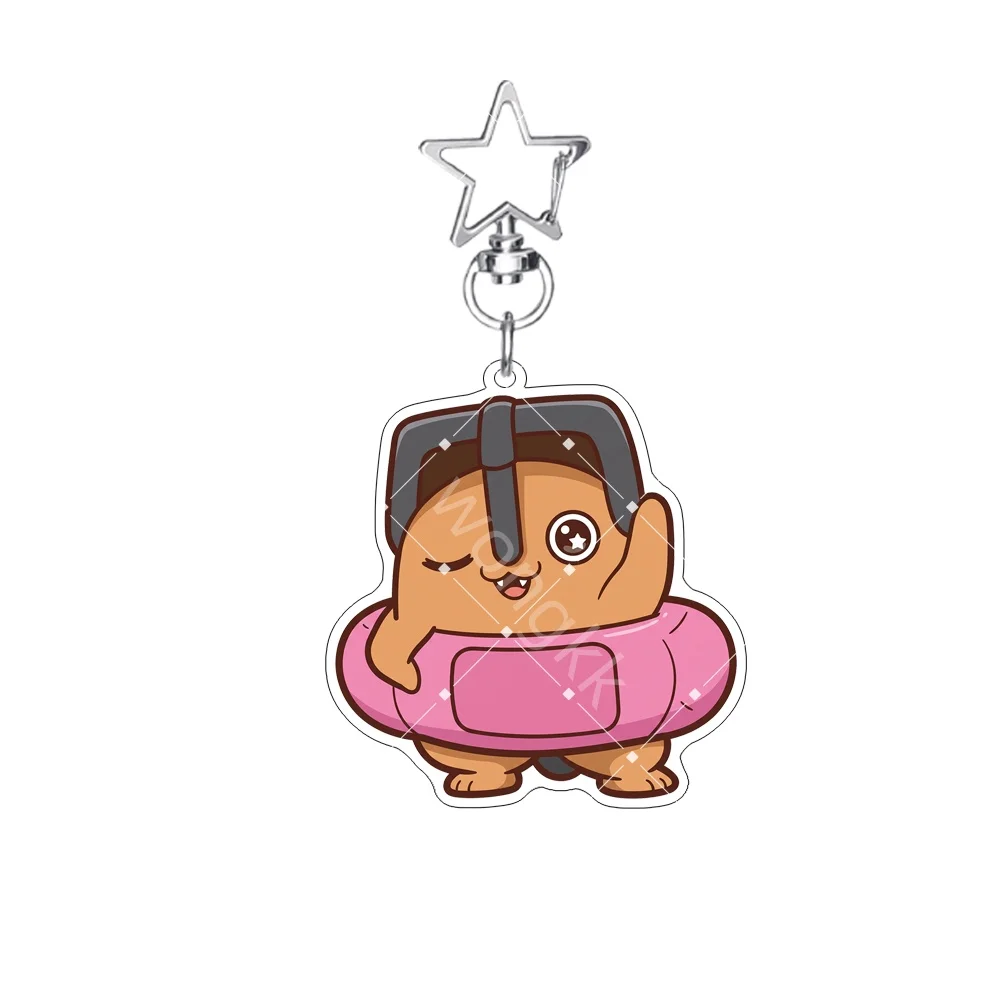 Фото Брелок-подвеска «Человек-бензопила» (Chibi Ver) в стиле аниме: милый брелок Денджи, Почита, Пауэр, Резе для рюкзака, ключей от машины, повседневный декор №4