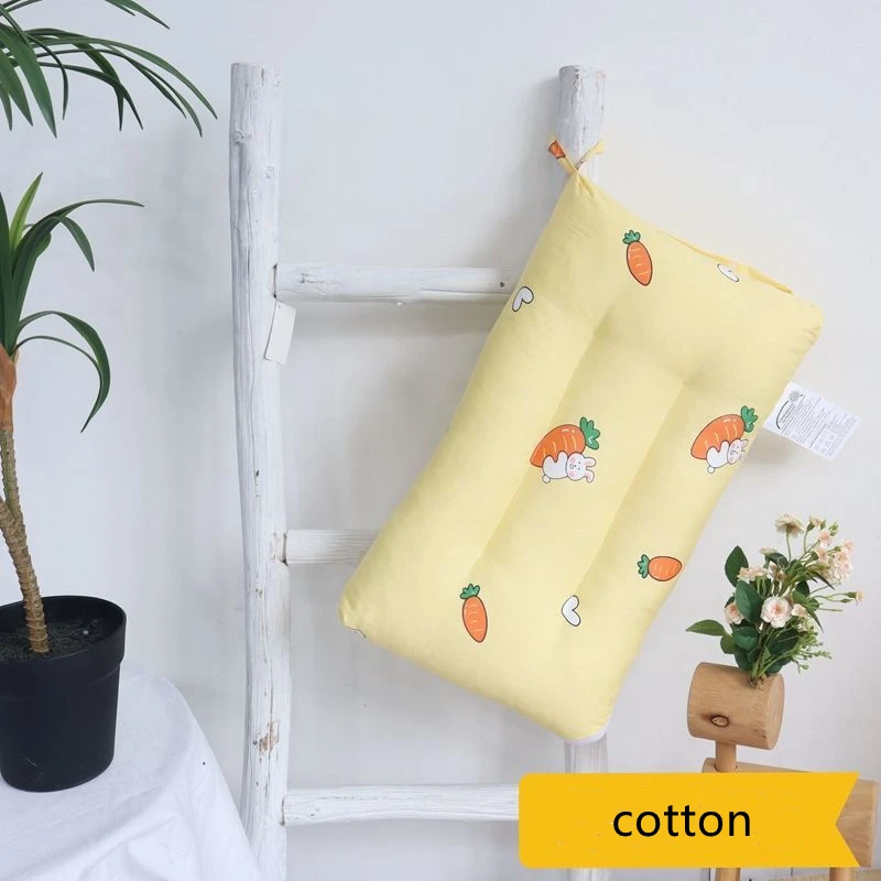 High Quality 2022 New Child Cotton Pillow Neck Protect 30*50cm Kindergarten Baby Pillow Washable Home Soft Skin-friendly Pillow