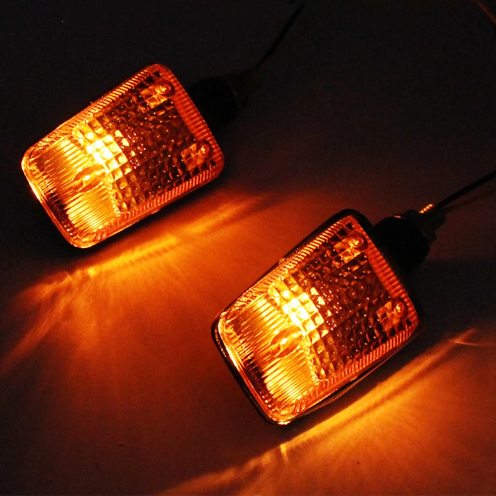

4pcs Motorbike Indicator Lamp Durable Blinker Easy Install Motorcycle Universal DIY Bulb 12V Turn Signal Light Retro Accessories