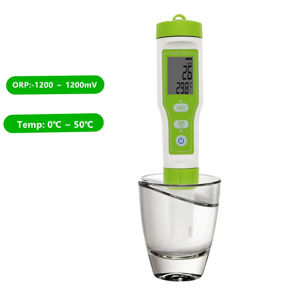 

Digital 2 in 1 Water Orp Meter Atc Temperature Oxidation-reductionpotential Power, Chemical, Pharmaceutical and Food Orp Monitor