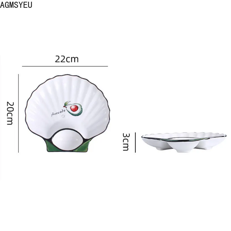 AGMSYEU креативные рандомные керамические поделки ракушки разноцветные насадки