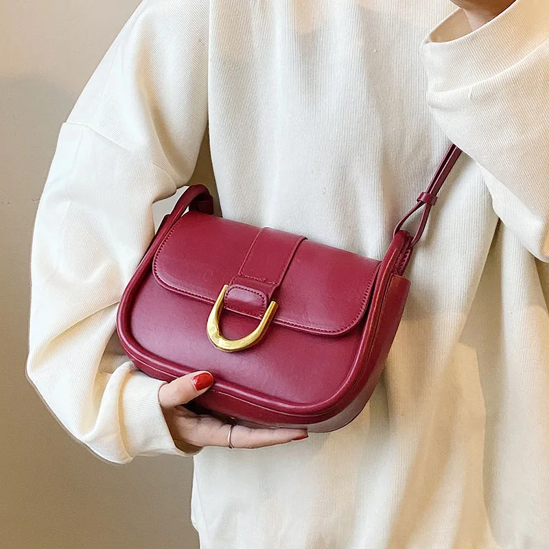 Jin Mantang Crossbody Bags for Women 2022 Winter Designer Trend Fashion Small Shoulder Bags Fashion Handbags and Purse Brown