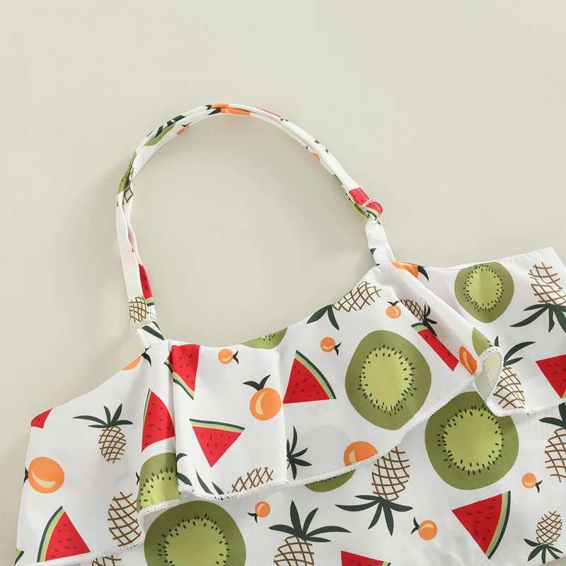 Комплект из 2 предметов с юбкой для маленьких девочек укороченная кофта лямкой на