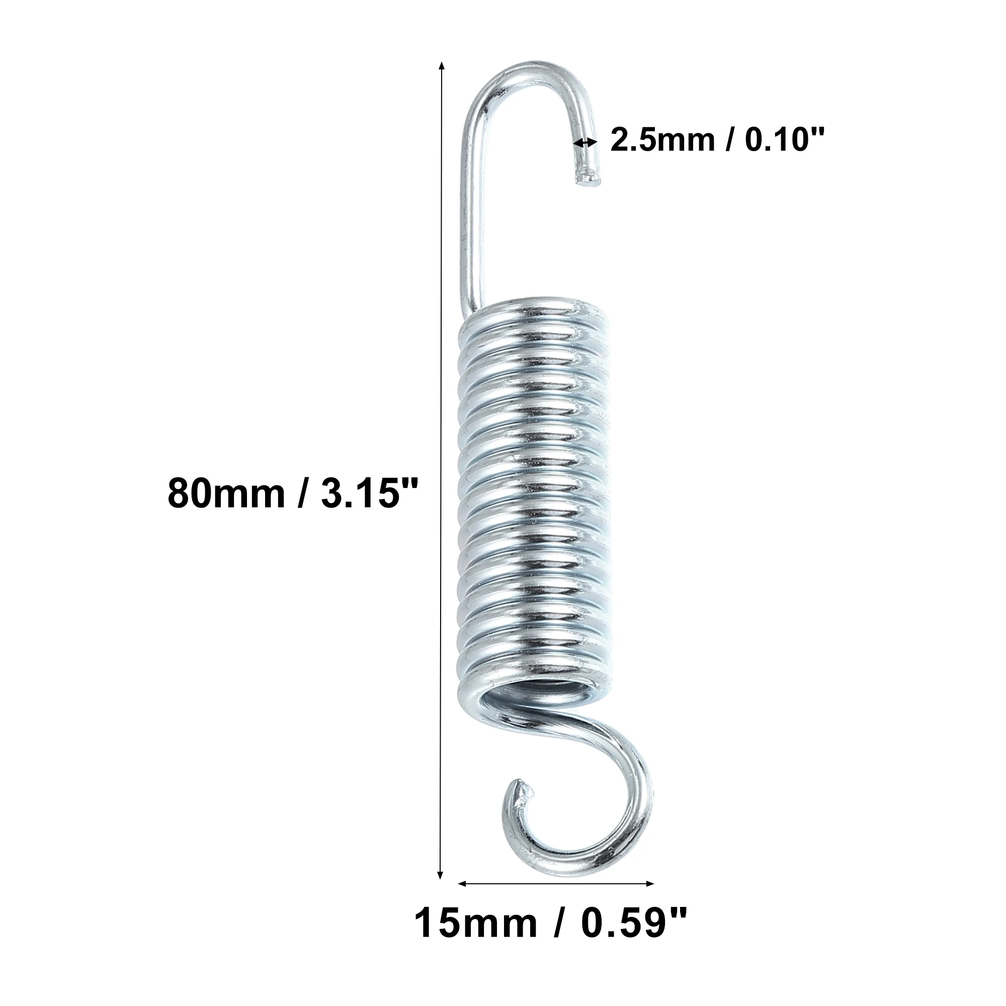 Motoforti 2 шт. 80 мм 90 мм 100 мм 110 мм длиной мотоциклетная педаль тормоза возвратная пружина мотоциклетная боковая подставка пружина