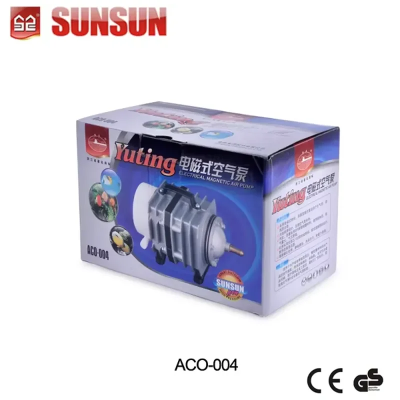 Бесшумный портативный воздушный компрессор SUNSUN ACO-008 безмасляный для аквакультуры и рыбоводства (art.: 3920dbe4e2631) - 3920dbe4e2631